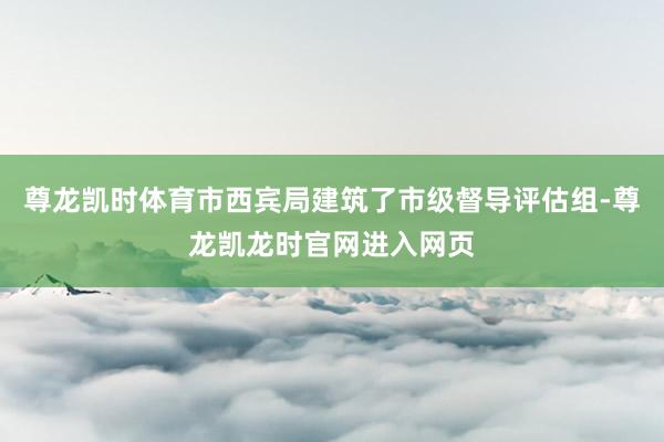 尊龙凯时体育市西宾局建筑了市级督导评估组-尊龙凯龙时官网进入网页